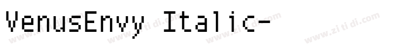 VenusEnvy Italic字体转换